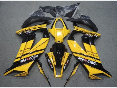 Carene Kawasaki ZX10R 11-15 - Giallo Nero Delt Fin