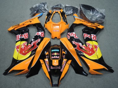 Carene Kawasaki ZX10R 11-15 - Nero Arancia Red Bull