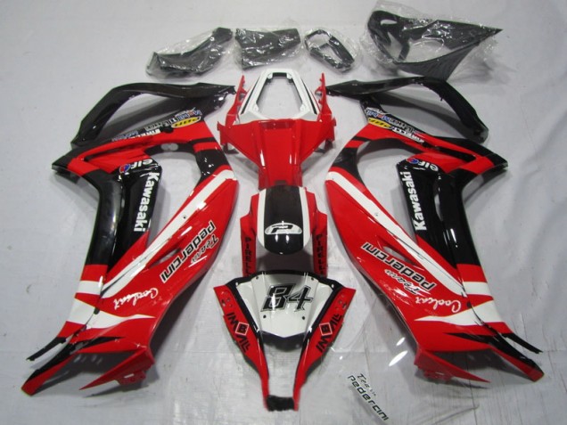 Carene Kawasaki ZX10R 11-15 - Nero Rosso 84 Carene Kawasaki ZX10R 11-15 - Nero Rosso 84