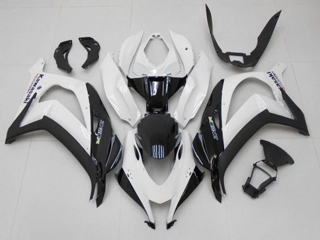 Carene Kawasaki ZX10R 16-19 - Bianco Nero Carene Kawasaki ZX10R 16-19 - Bianco Nero
