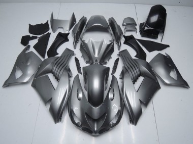 Carene Kawasaki ZX14R ZZR 1400 06-11 - Lucido Grigio