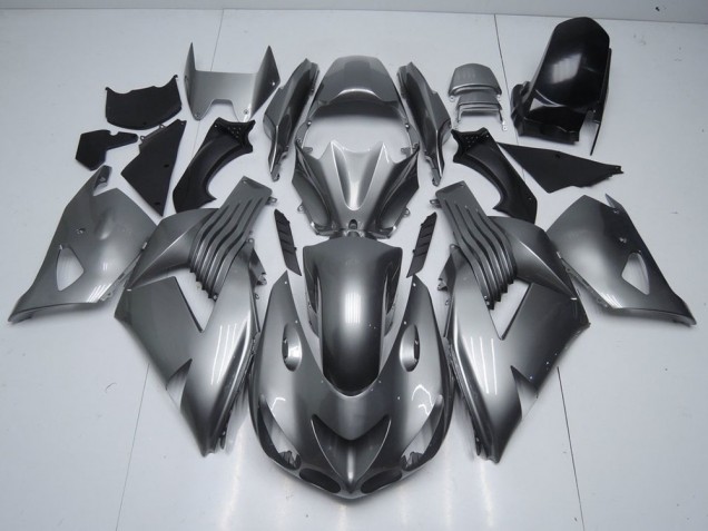Carene Kawasaki ZX14R ZZR 1400 06-11 - Lucido Grigio Carene Kawasaki ZX14R ZZR 1400 06-11 - Lucido Grigio