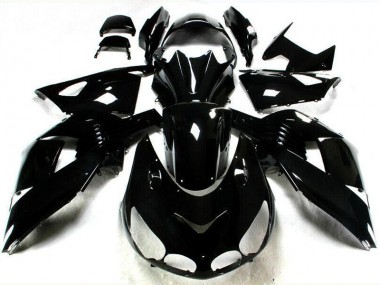 Carene Kawasaki ZX14R ZZR 1400 06-11 - Lucido Nero