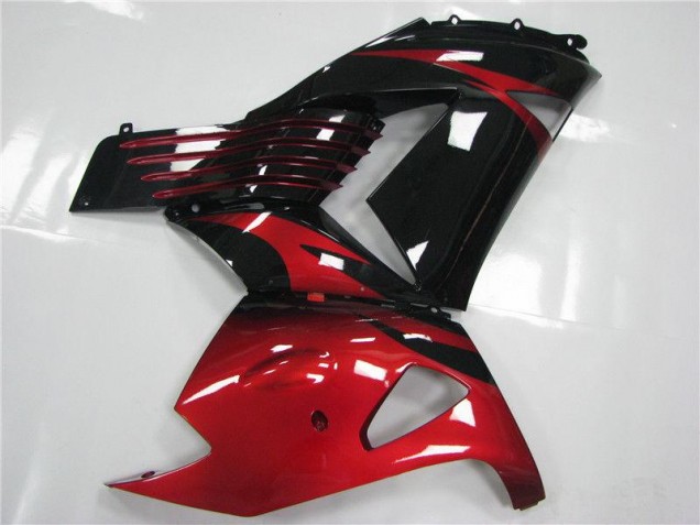 Carene Kawasaki ZX14R ZZR 1400 06-11 - Rosso Nero Carene Kawasaki ZX14R ZZR 1400 06-11 - Rosso Nero
