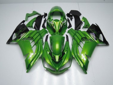 Carene Kawasaki ZX14R ZZR 1400 12-21 - Verde Fiamma