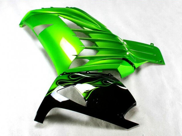 Carene Kawasaki ZX14R ZZR 1400 12-21 - Verde Nero Carene Kawasaki ZX14R ZZR 1400 12-21 - Verde Nero