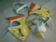 Carene Kawasaki ZX6R 00-02 - Bianco Giallo Fiamma Carene Kawasaki ZX6R 00-02 - Bianco Giallo Fiamma