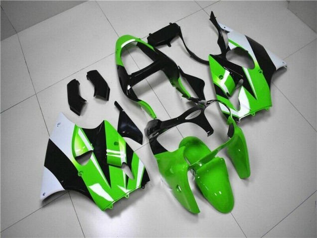 Carene Kawasaki ZX6R 00-02 - Verde Bianco Nero Carene Kawasaki ZX6R 00-02 - Verde Bianco Nero
