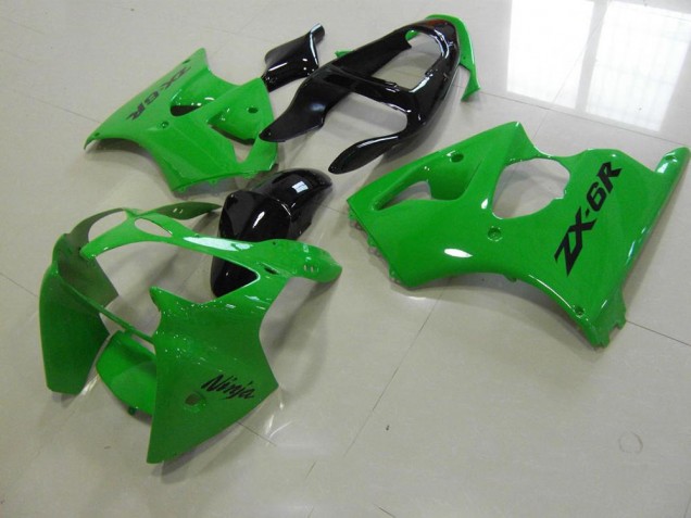 Carene Kawasaki ZX6R 00-02 - Verde Nero Coda Carene Kawasaki ZX6R 00-02 - Verde Nero Coda
