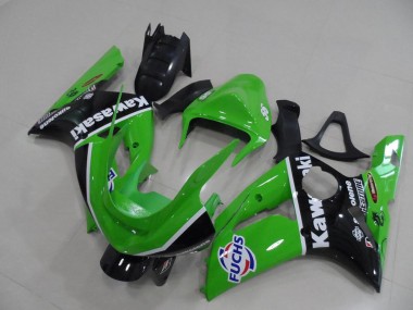 Carene Kawasaki ZX6R 03-04 - Verde Fuchs