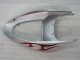 Carene Kawasaki ZX6R 05-06 - Argento Rosso Fiammas
