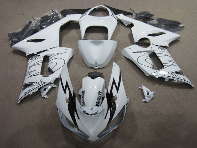 Carene Kawasaki ZX6R 05-06 - Bianco Ninja 636 Carene Kawasaki ZX6R 05-06 - Bianco Ninja 636