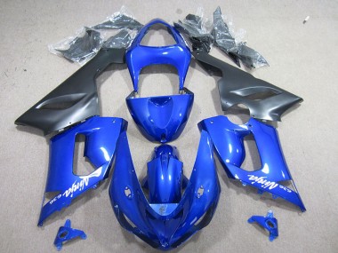 Carene Kawasaki ZX6R 05-06 - Blu Bianco Ninja 636