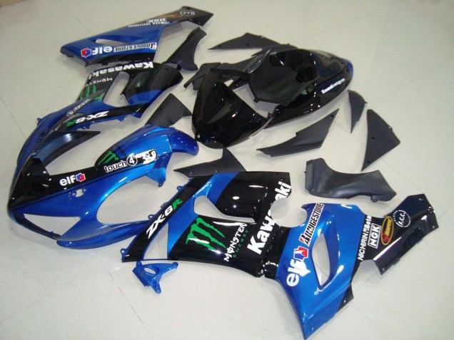 Carene Kawasaki ZX6R 05-06 - Blu Monster Carene Kawasaki ZX6R 05-06 - Blu Monster