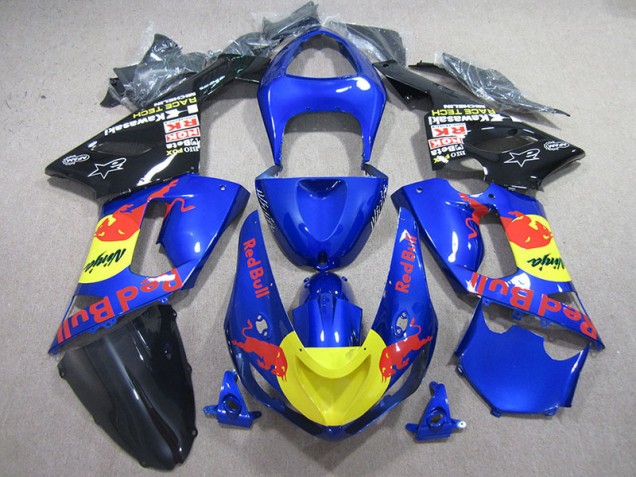 Carene Kawasaki ZX6R 05-06 - Blu Red Bull Ninja Carene Kawasaki ZX6R 05-06 - Blu Red Bull Ninja