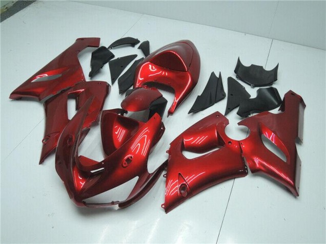 Carene Kawasaki ZX6R 05-06 - Caramella Rosso