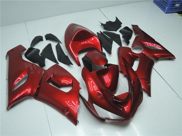 Carene Kawasaki ZX6R 05-06 - Caramella Rosso