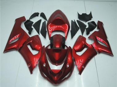 Carene Kawasaki ZX6R 05-06 - Caramella Rosso