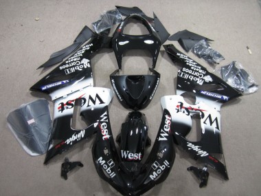 Carene Kawasaki ZX6R 05-06 - Nero West Mobil Ninja 636