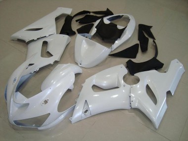 Carene Kawasaki ZX6R 05-06 - Scuro Bianco Perla