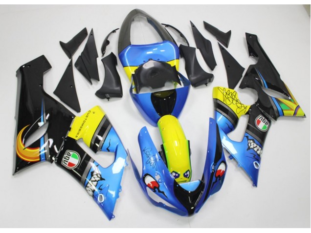 Carene Kawasaki ZX6R 05-06 - Squalo Carene Kawasaki ZX6R 05-06 - Squalo