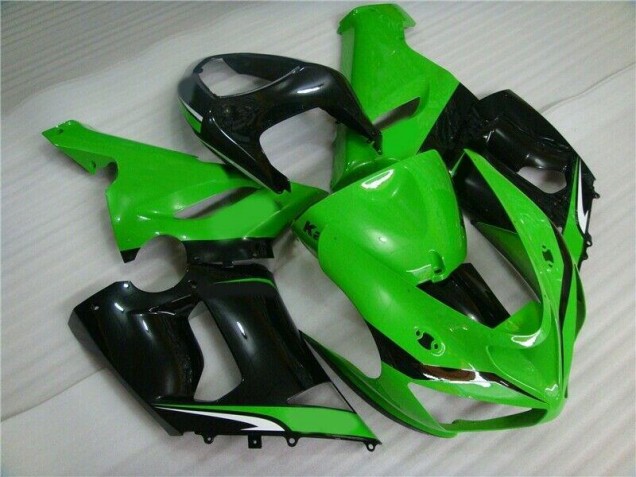 Carene Kawasaki ZX6R 05-06 - Verde Bianco Nero Carene Kawasaki ZX6R 05-06 - Verde Bianco Nero