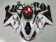 Carene Kawasaki ZX6R 07-08 - Bianco Nero Rosso Carene Kawasaki ZX6R 07-08 - Bianco Nero Rosso