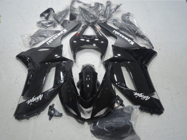Carene Kawasaki ZX6R 07-08 - Nero Bianco Ninja Carene Kawasaki ZX6R 07-08 - Nero Bianco Ninja