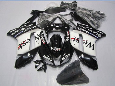 Carene Kawasaki ZX6R 07-08 - Nero West Mobil
