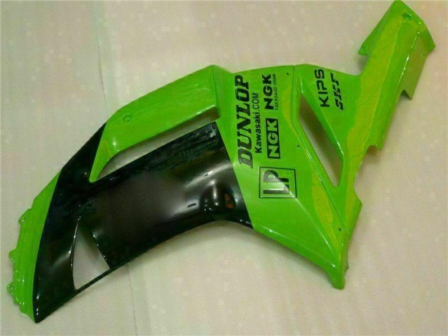 Carene Kawasaki ZX6R 07-08 - Verde Nero Dunlop Carene Kawasaki ZX6R 07-08 - Verde Nero Dunlop