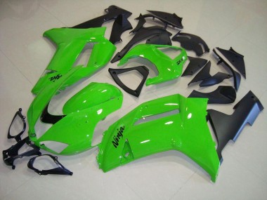 Carene Kawasaki ZX6R 07-08 - Verde Nero Opaco