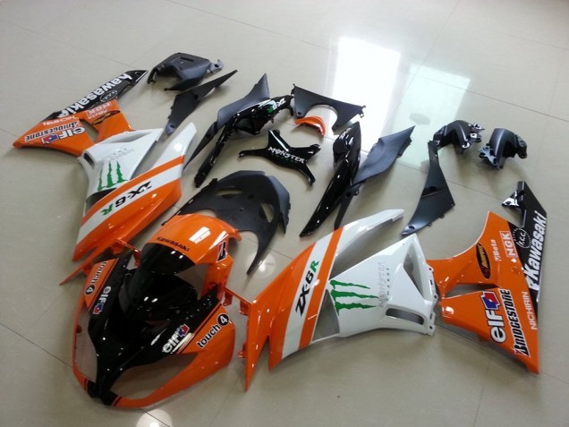 Carene Kawasaki ZX6R 09-12 - Arancia Monster Carene Kawasaki ZX6R 09-12 - Arancia Monster