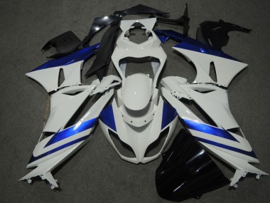 Carene Kawasaki ZX6R 09-12 - Bianco Blu