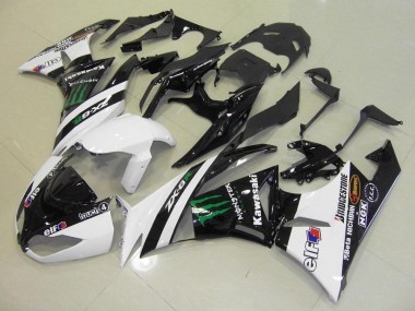 Carene Kawasaki ZX6R 09-12 - Bianco Monster