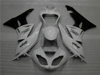 Carene Kawasaki ZX6R 09-12 - Bianco Nero Ninja