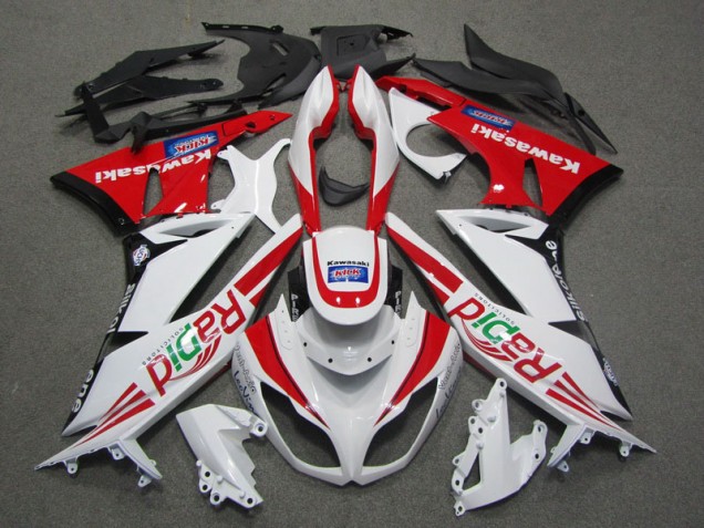 Carene Kawasaki ZX6R 09-12 - Bianco Rosso Rapid Carene Kawasaki ZX6R 09-12 - Bianco Rosso Rapid