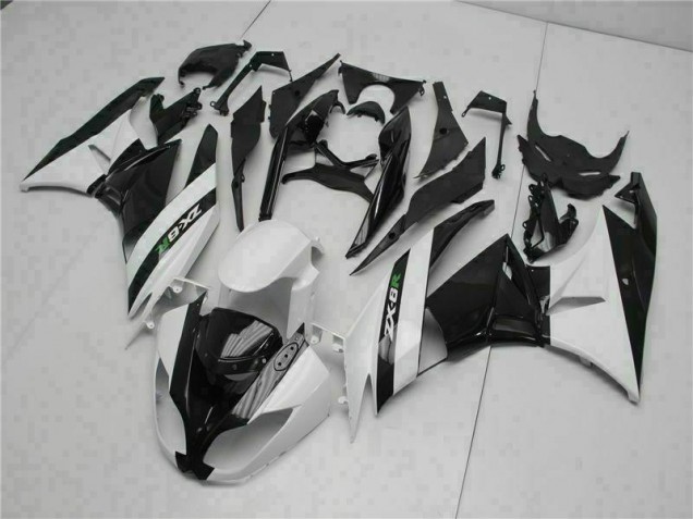 Carene Kawasaki ZX6R 09-12 - Nero Bianco Carene Kawasaki ZX6R 09-12 - Nero Bianco