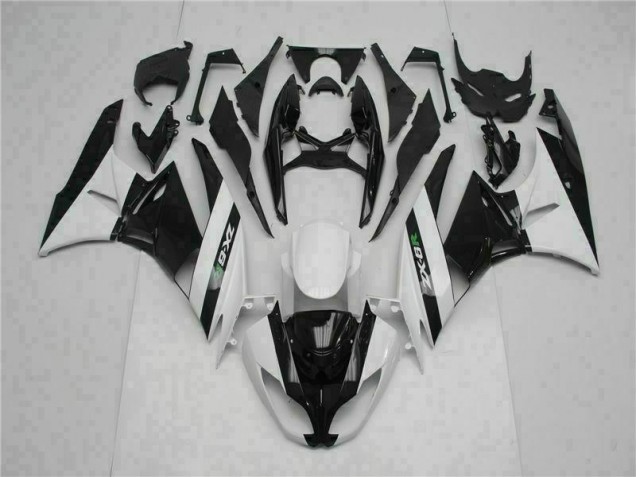 Carene Kawasaki ZX6R 09-12 - Nero Bianco Carene Kawasaki ZX6R 09-12 - Nero Bianco