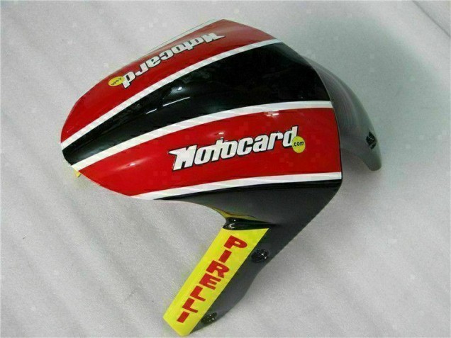 Carene Kawasaki ZX6R 09-12 - Nero Rosso Verdecard Carene Kawasaki ZX6R 09-12 - Nero Rosso Verdecard