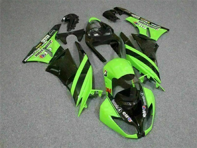 Carene Kawasaki ZX6R 09-12 - Nero Verde 3M Touch4 Carene Kawasaki ZX6R 09-12 - Nero Verde 3M Touch4