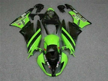 Carene Kawasaki ZX6R 09-12 - Nero Verde 3M Touch4