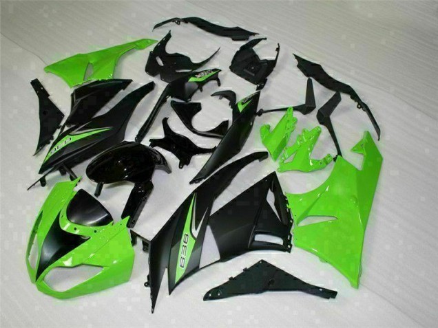 Carene Kawasaki ZX6R 09-12 - Nero Verde 636 Carene Kawasaki ZX6R 09-12 - Nero Verde 636