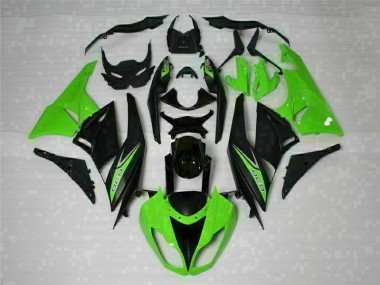 Carene Kawasaki ZX6R 09-12 - Nero Verde 636