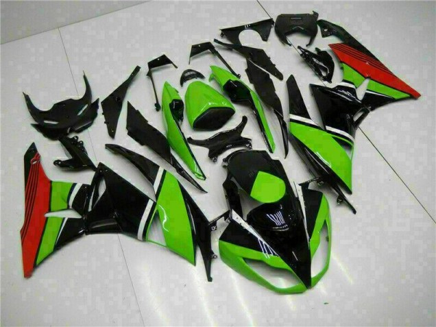 Carene Kawasaki ZX6R 09-12 - Nero Verde Rosso Carene Kawasaki ZX6R 09-12 - Nero Verde Rosso