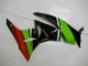 Carene Kawasaki ZX6R 09-12 - Nero Verde Rosso Carene Kawasaki ZX6R 09-12 - Nero Verde Rosso