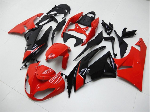 Carene Kawasaki ZX6R 09-12 - Rosso Nero Carene Kawasaki ZX6R 09-12 - Rosso Nero