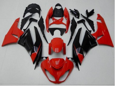 Carene Kawasaki ZX6R 09-12 - Rosso Nero