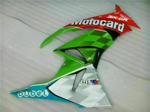 Carene Kawasaki ZX6R 09-12 - Rosso Verdecard Carene Kawasaki ZX6R 09-12 - Rosso Verdecard
