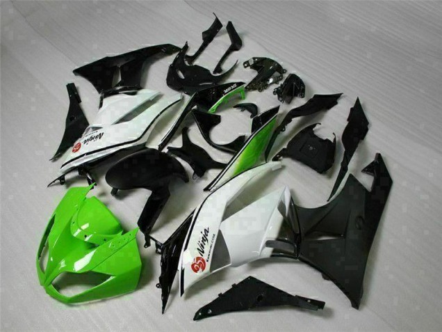 Carene Kawasaki ZX6R 09-12 - Verde Nero Bianco 25 Carene Kawasaki ZX6R 09-12 - Verde Nero Bianco 25