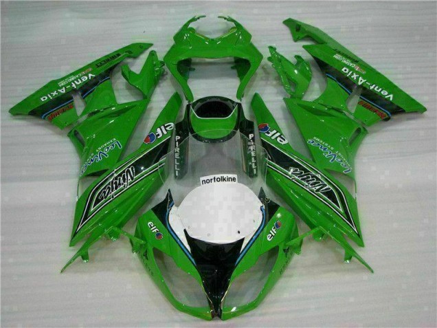 Carene Kawasaki ZX6R 09-12 - Verde Nero LeoVince Carene Kawasaki ZX6R 09-12 - Verde Nero LeoVince